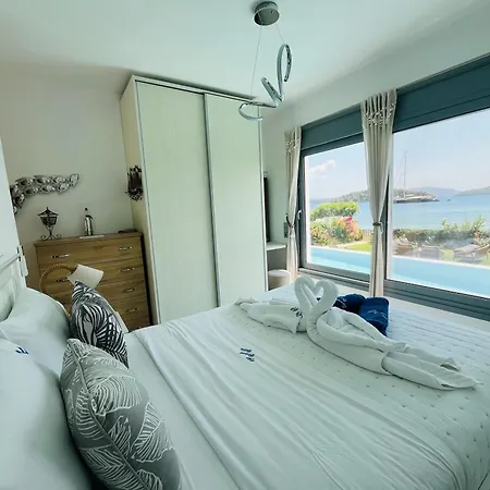 ヴィラ The Villa, Perigiali - Luxury Beachfront ニドリ