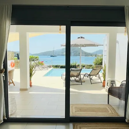 ヴィラ The Villa, Perigiali - Luxury Beachfront *