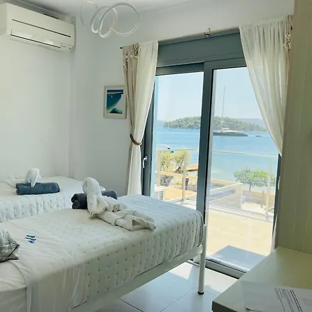 ヴィラ The Villa, Perigiali - Luxury Beachfront ニドリ